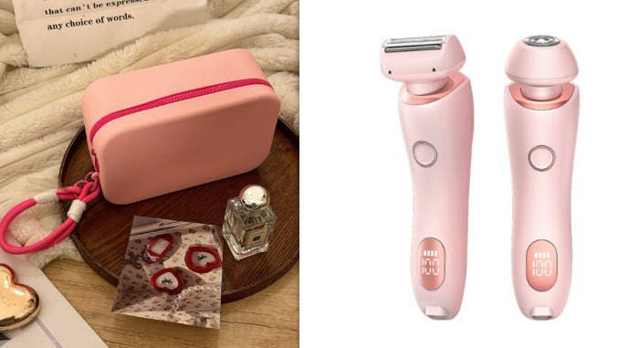 2 In 1 Hair Removal Epilator USB Rechargeable Trimmer Women