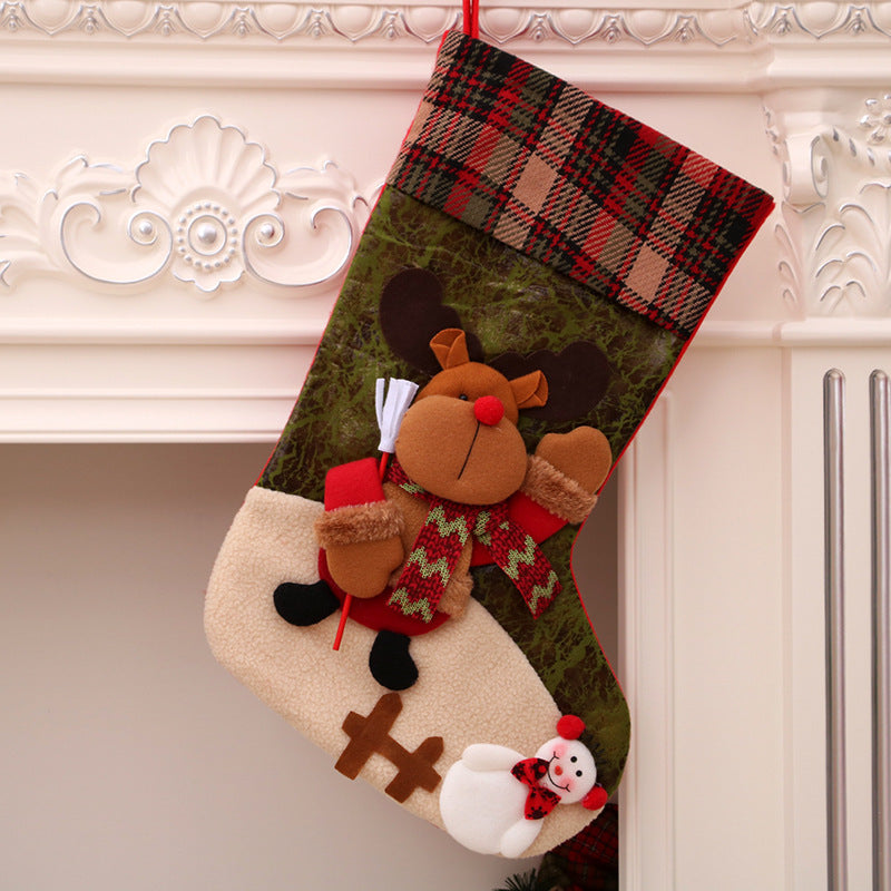 Christmas Decorations Santa Claus Socks