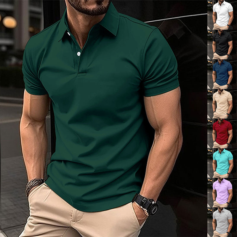 Short Sleeve Polo Shirt Men