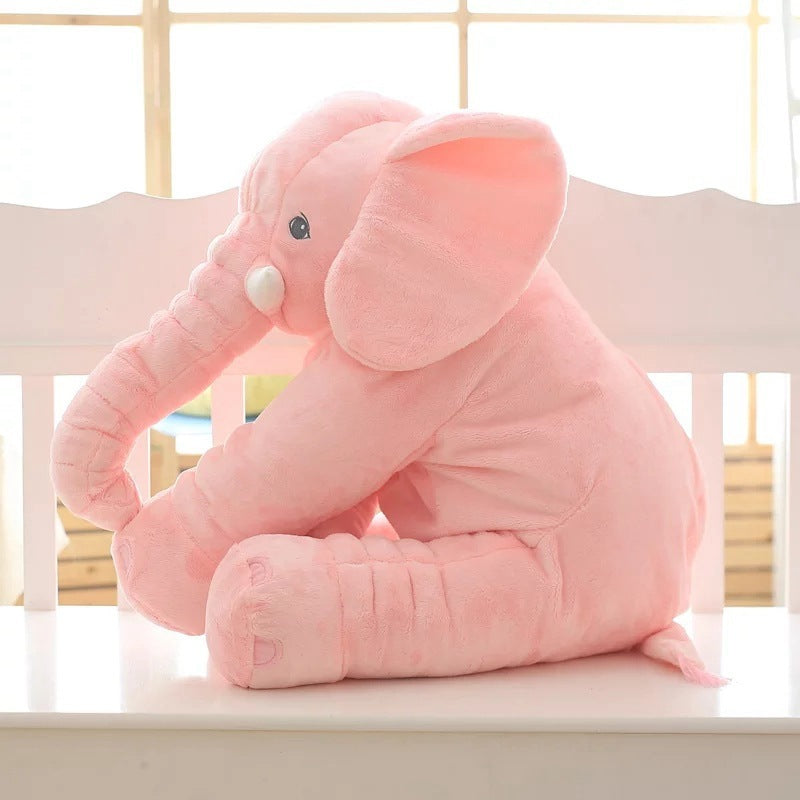 Soft Comfort Elephant Plush Pillow