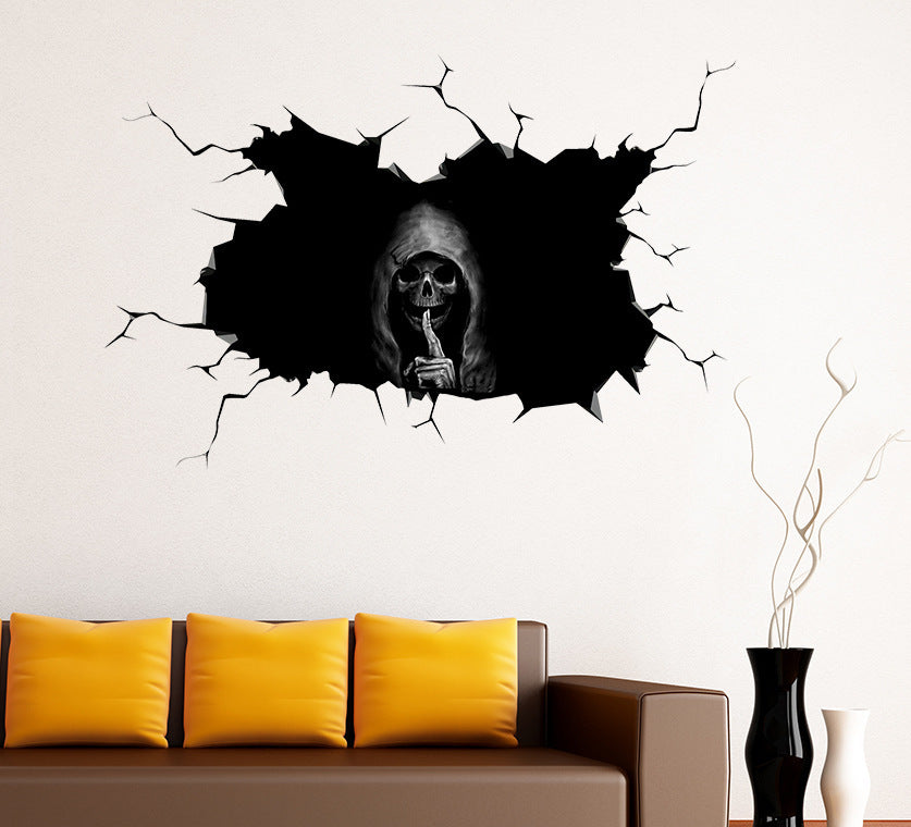 Halloween Skull Wall Sticker