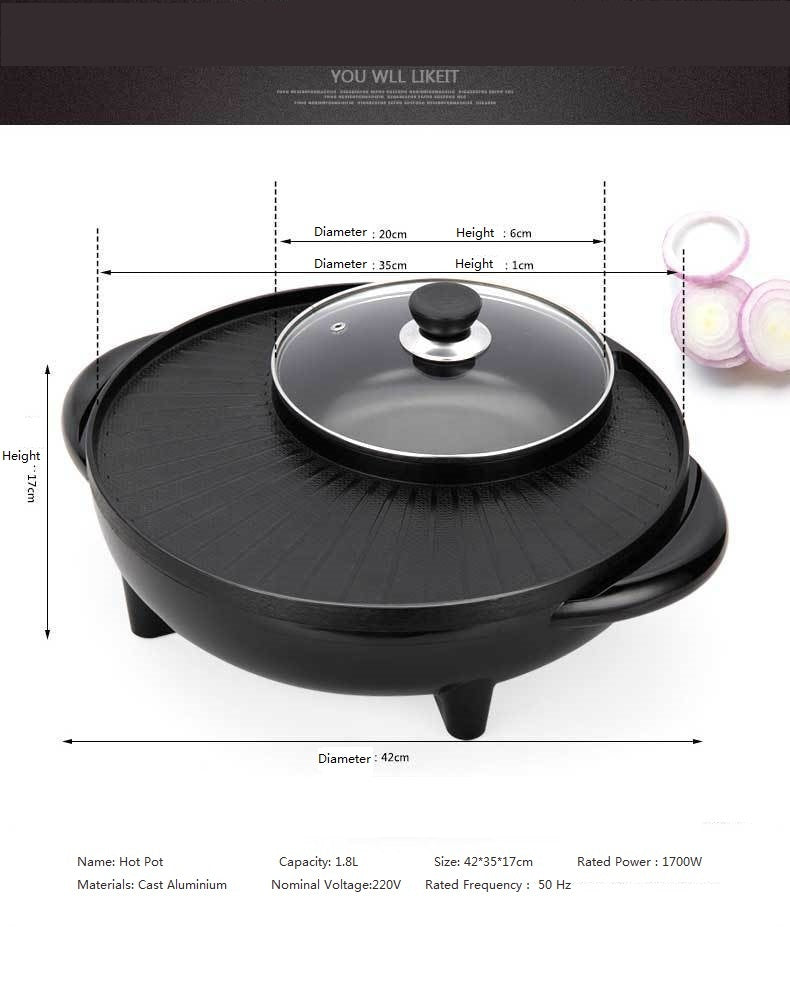 Multifunctional Pot Electric Grill