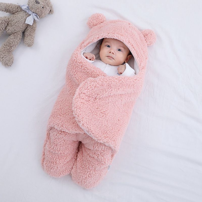 Newborn Baby Winter Swaddle Blanket