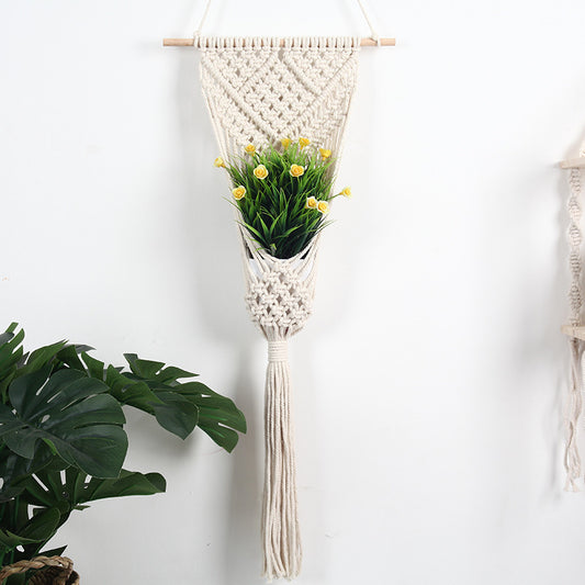 Woven Net Bag Flower Basket