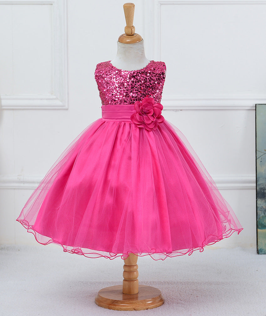 Baby Sequin Dress Flower Girl