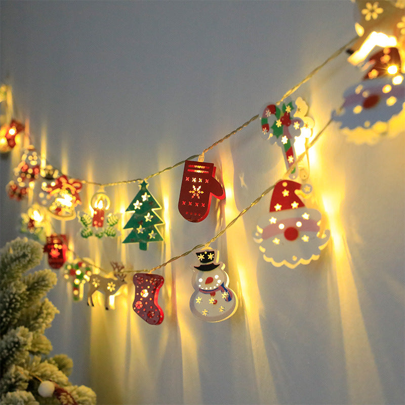 Christmas LED Light String Santa Claus