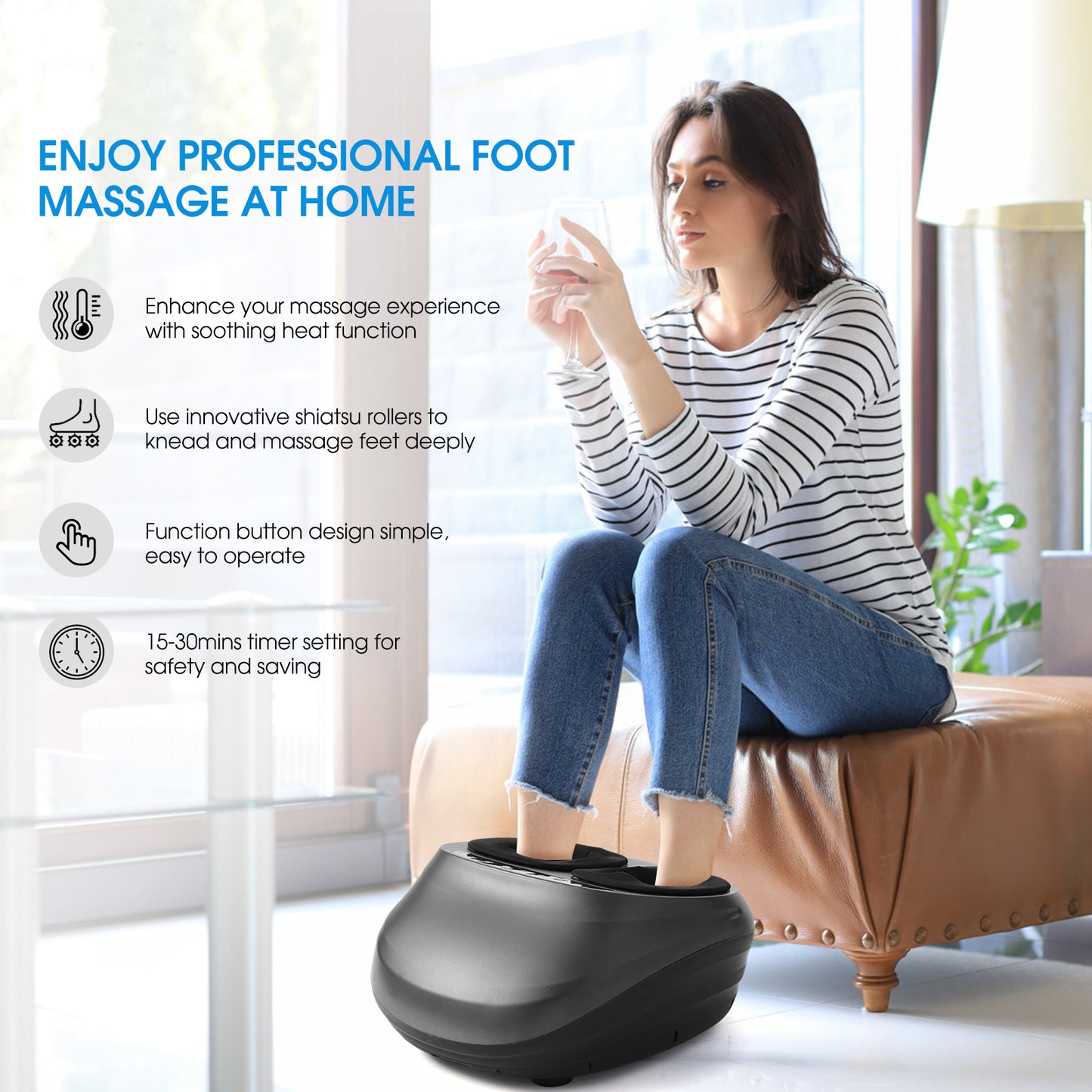 Foot Massager Machine With Heat