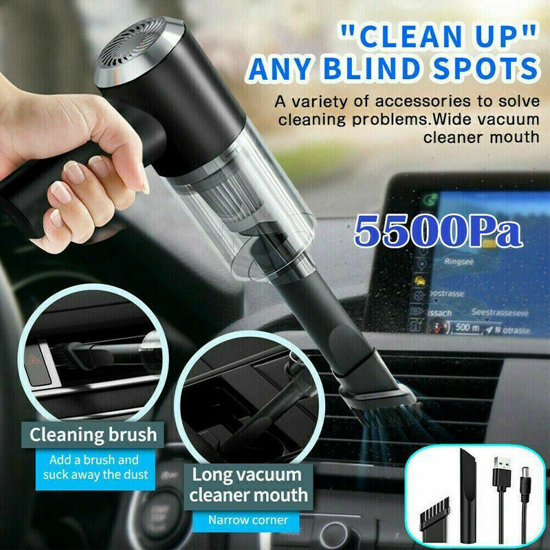 Portable Car Vacuum Cleaner, Handheld Vacuum