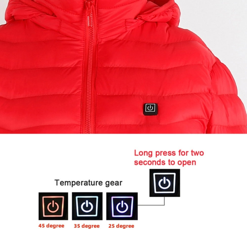 New Heated Jacket Coat USB Electric