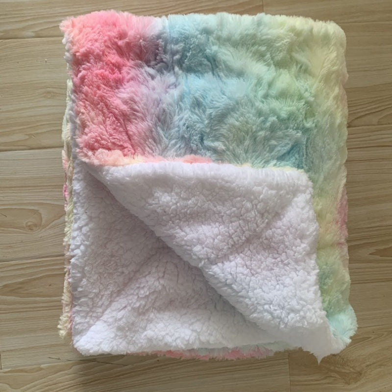 Thickened Flannel Lamb Wool Double Blanket