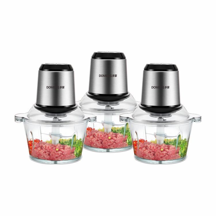 Multi-function stainless steel mixer for double-stage meat grinder