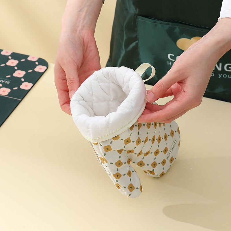 Microwave Cotton Non-Slip Insulation Gloves