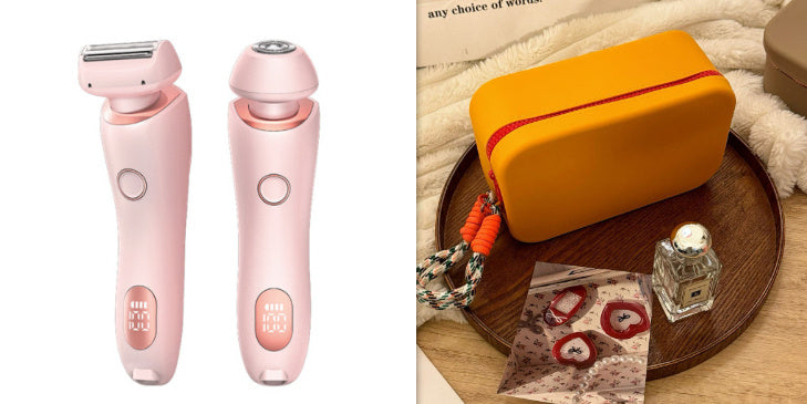 2 In 1 Hair Removal Epilator USB Rechargeable Trimmer Women