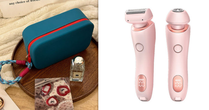 2 In 1 Hair Removal Epilator USB Rechargeable Trimmer Women