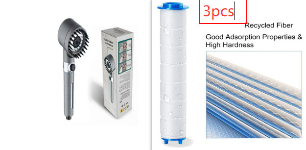 3 Modes Shower Head High Pressure Showerhead