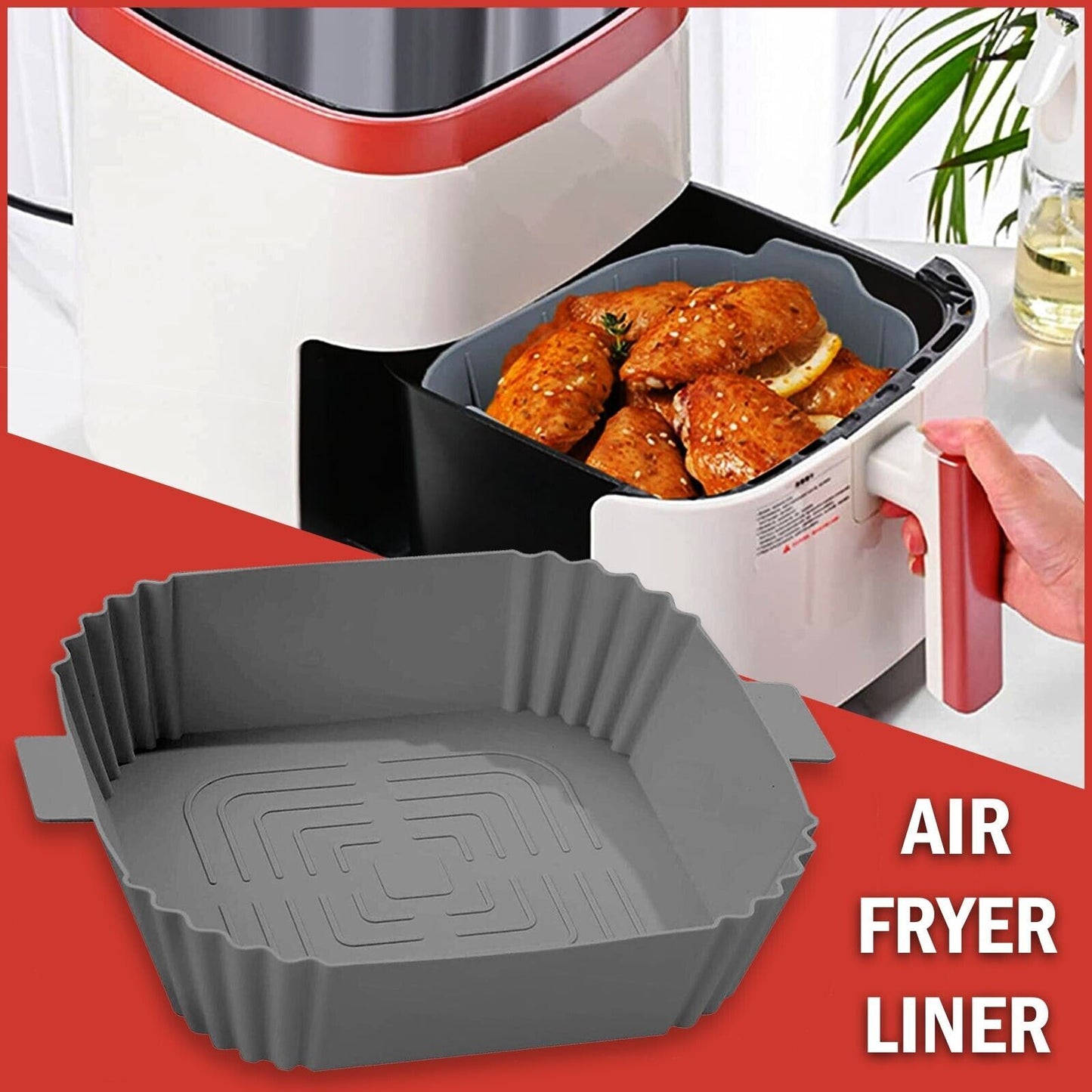 Air Fryer Silicone Pot Basket