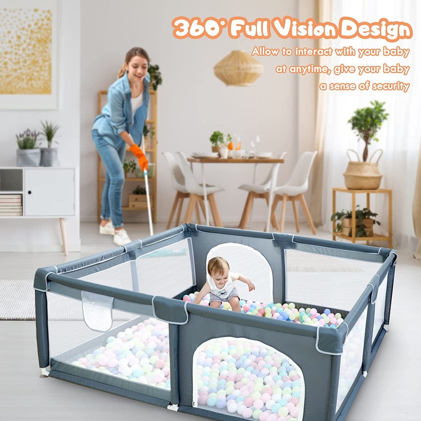 Large Baby Playpen79x71, Extra Large