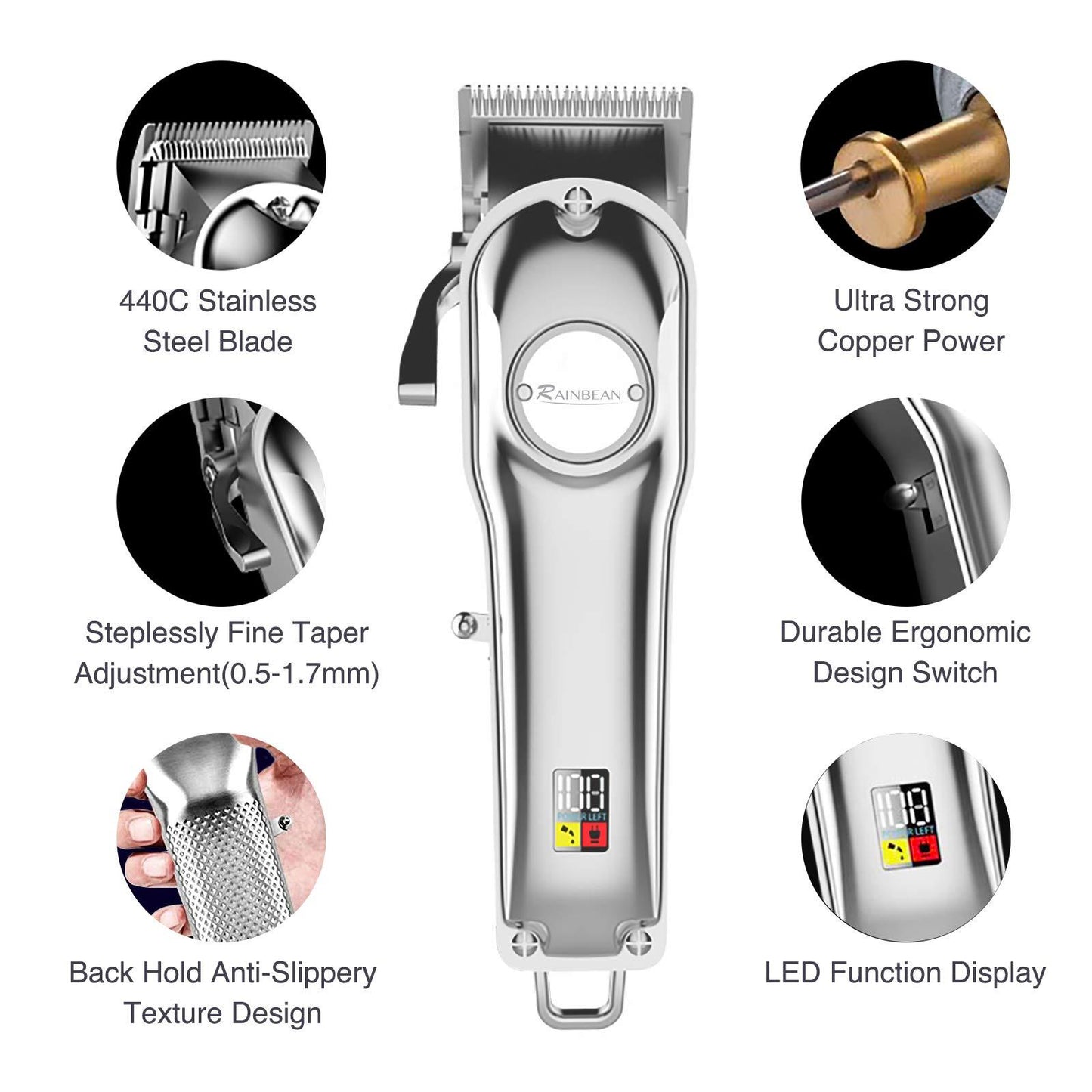 Men Hair Trimmer 3 in 1