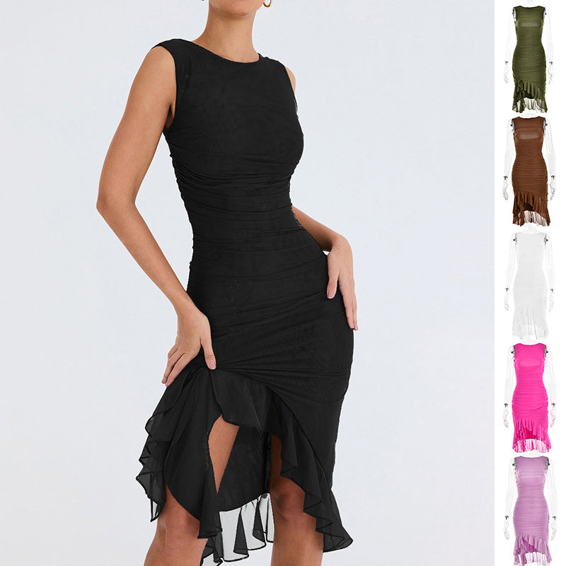 Slim Skinny Sleeveless Dress