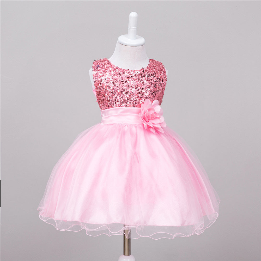 Baby Sequin Dress Flower Girl