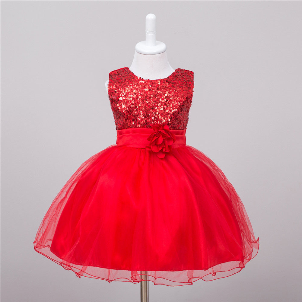 Baby Sequin Dress Flower Girl