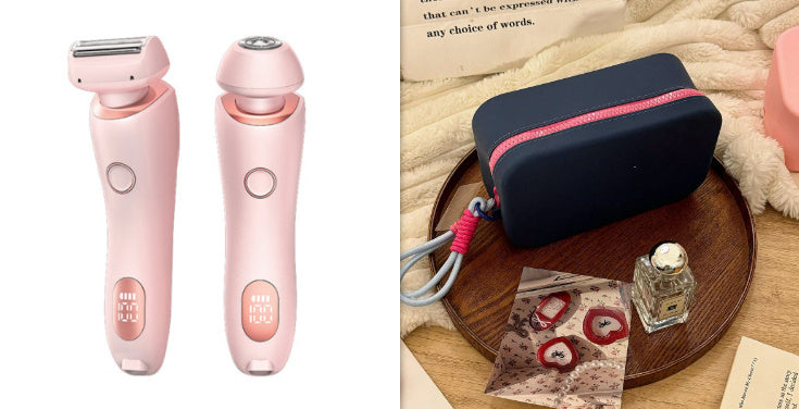 2 In 1 Hair Removal Epilator USB Rechargeable Trimmer Women