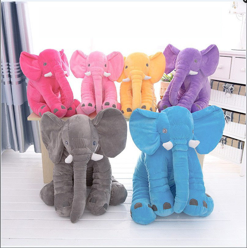 Soft Comfort Elephant Plush Pillow