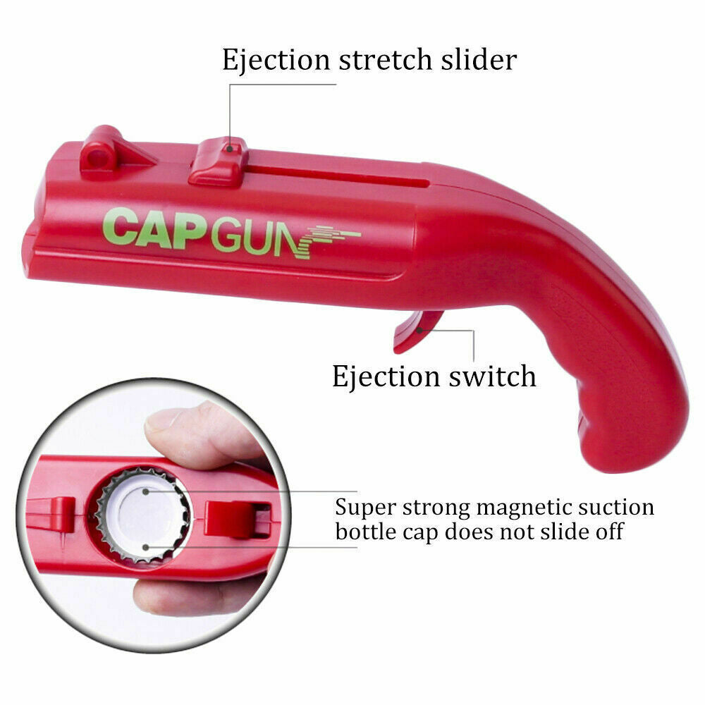 Cap Gun Beer Opener