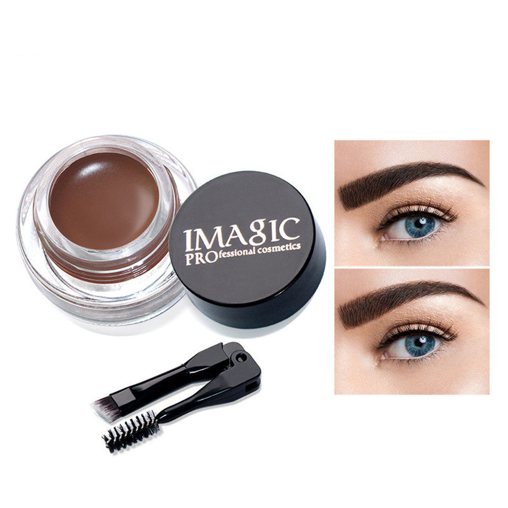 6-color Eyebrow Balm Waterproof And Makeup-free With Brush Head