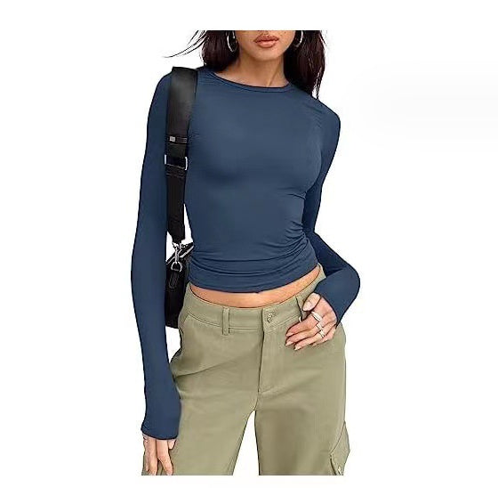 Women's Clothing Fashion Slim Long-sleeved