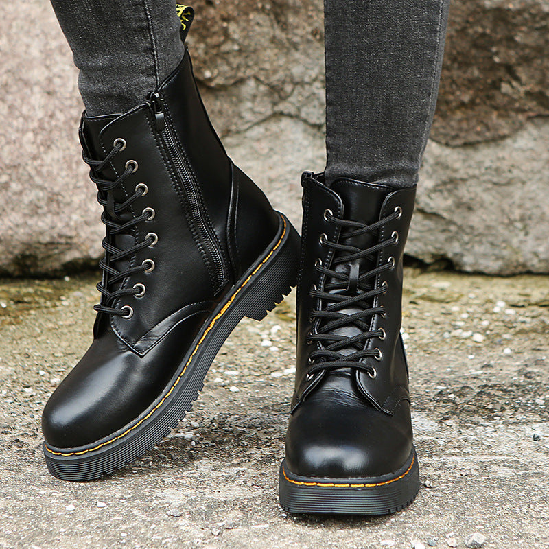 Fashion Lace-up Boots For Women Autumn And Winter