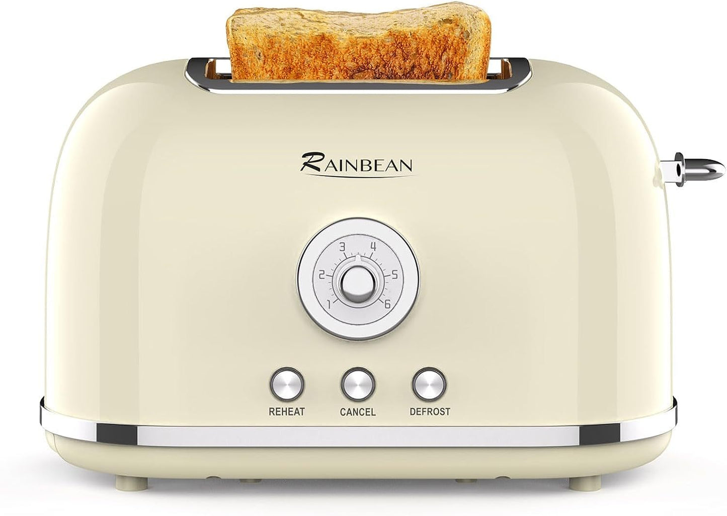 Toaster 2 Slice Retro Toaster Stainless Steel