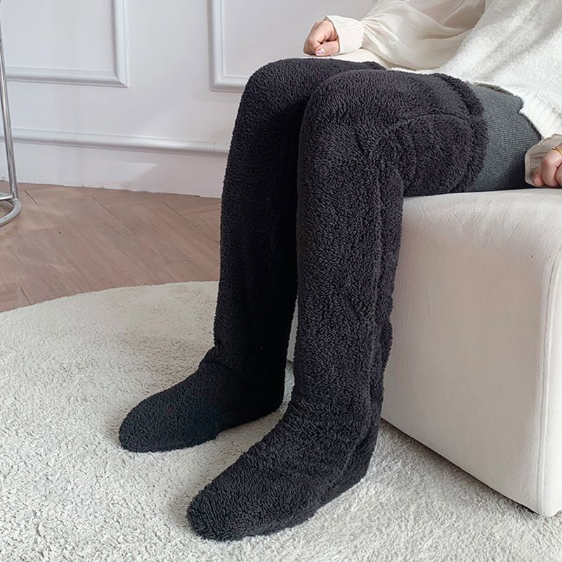 Over Knee High Fuzzy Long Socks Winter