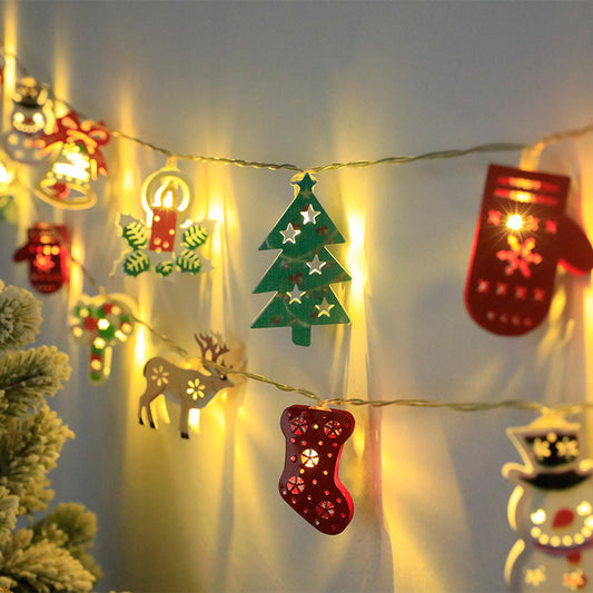 Christmas LED Light String Santa Claus