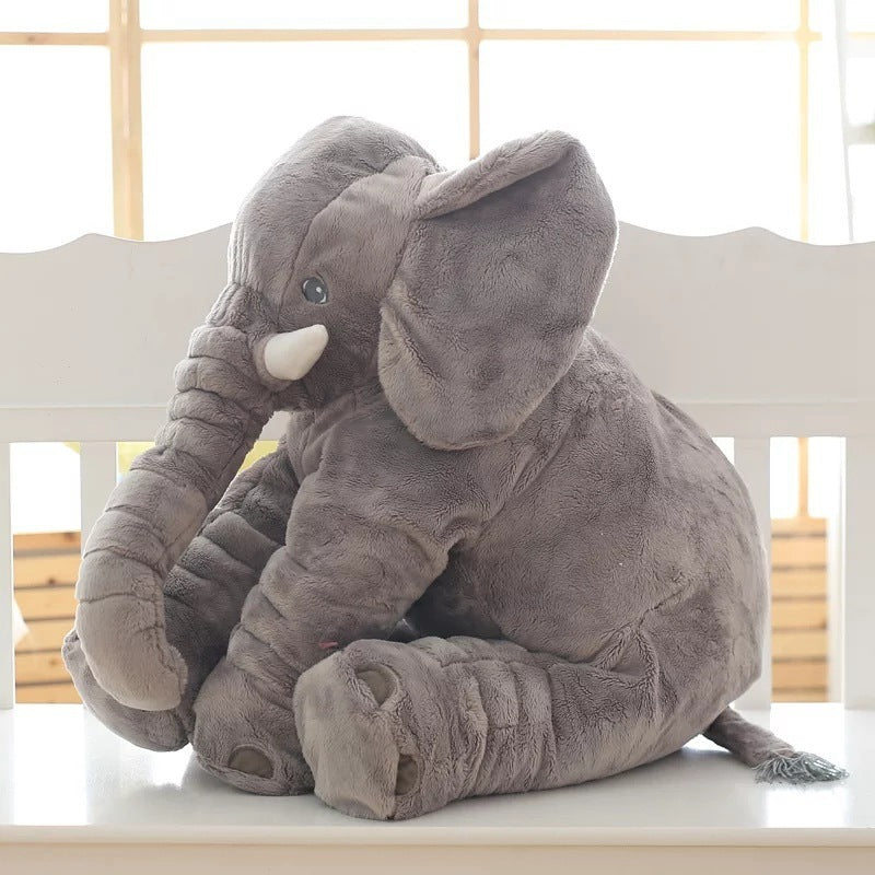 Soft Comfort Elephant Plush Pillow