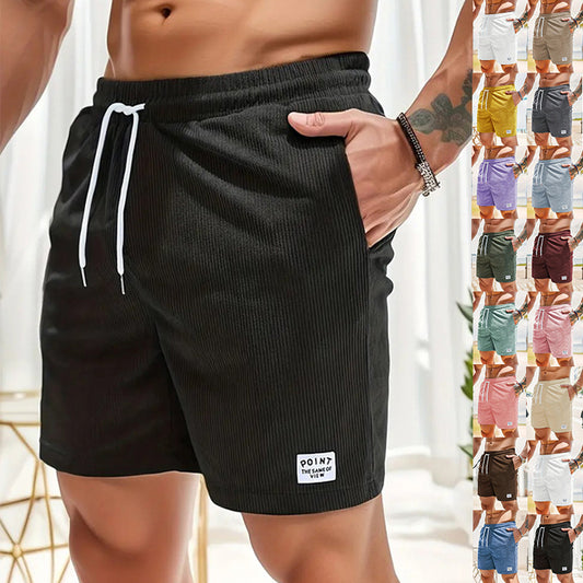 Lace-up Drawstring Shorts