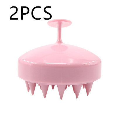 Silicone Brush To Clean The Scalp And Massage