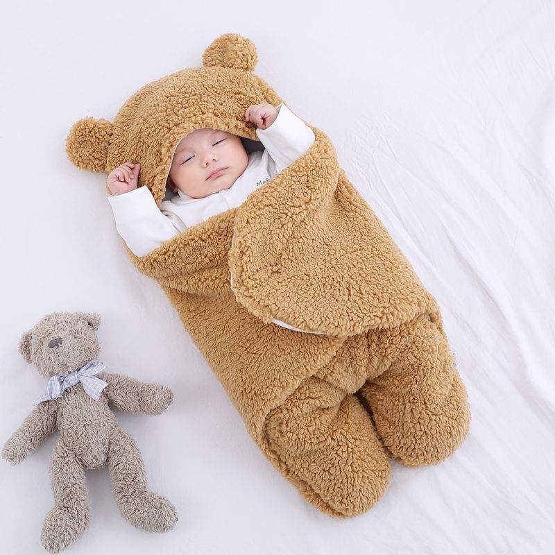 Newborn Baby Winter Swaddle Blanket