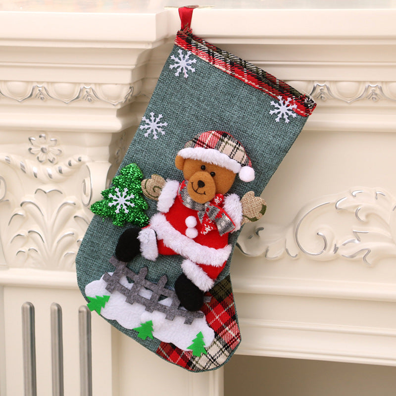 Christmas Decorations Santa Claus Socks