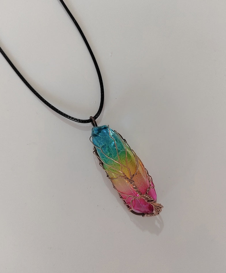 Crystal Pillar Pendant