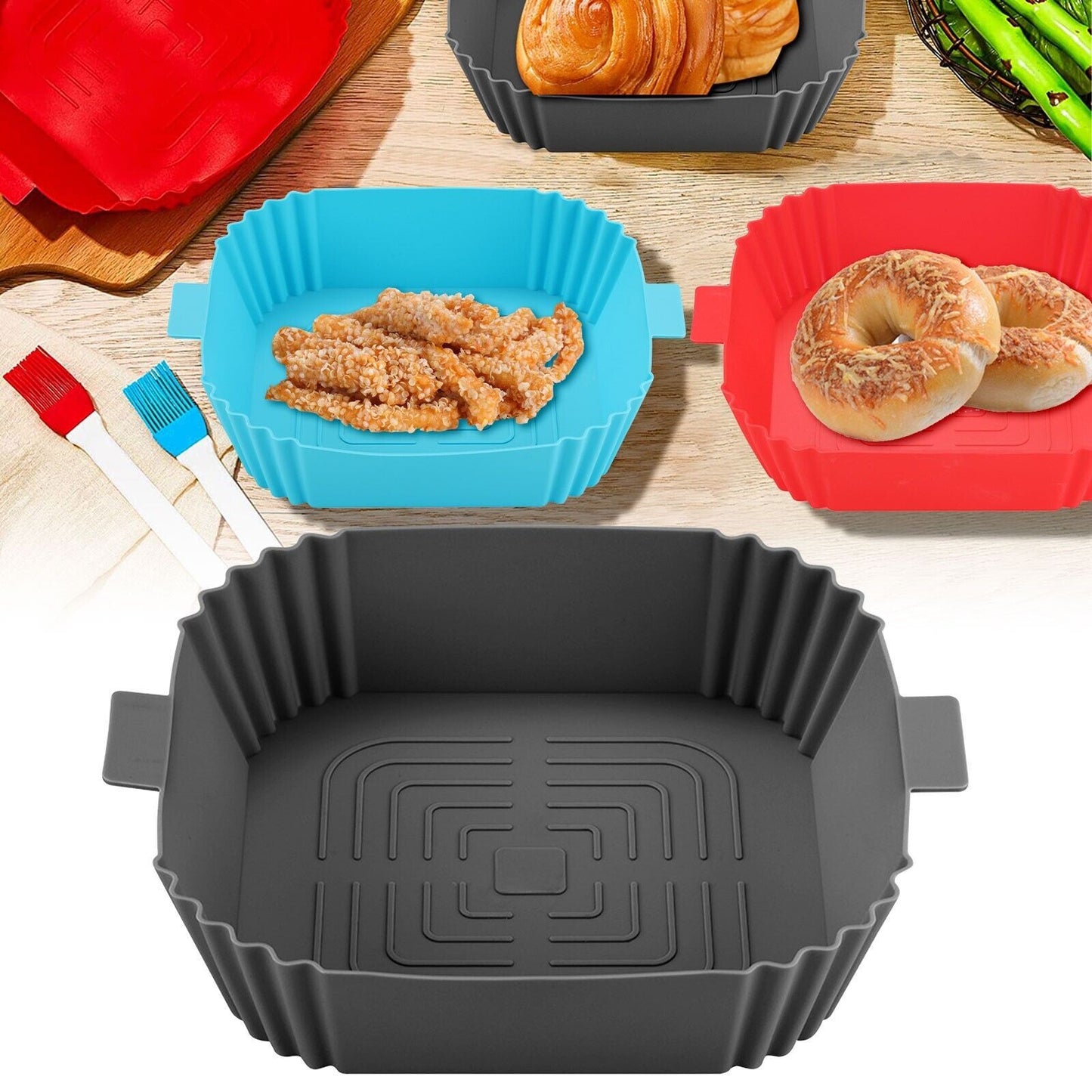 Air Fryer Silicone Pot Basket