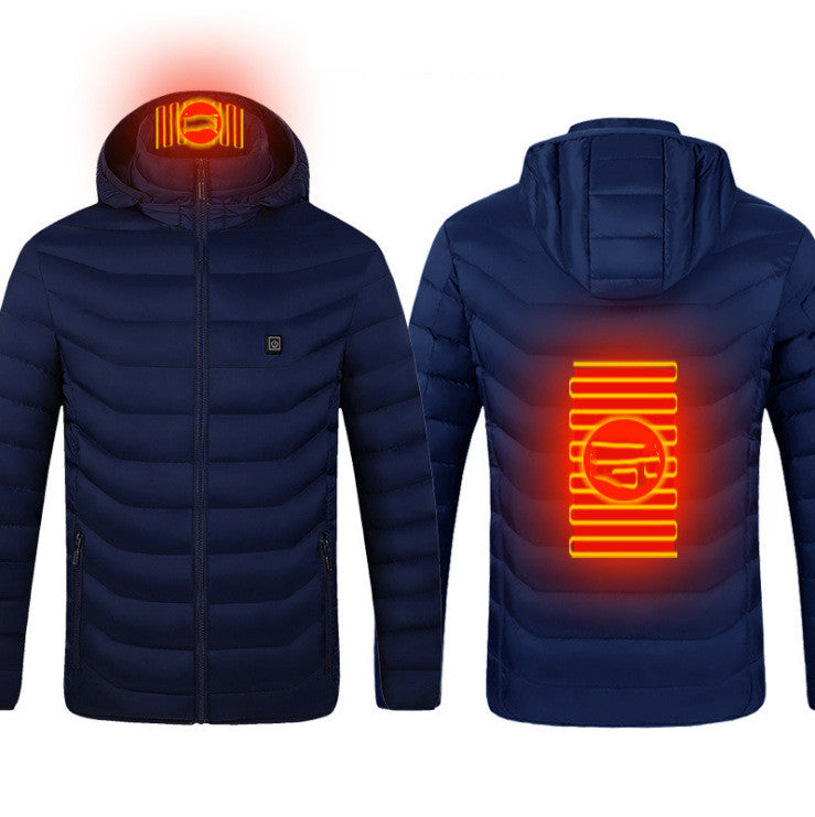 New Heated Jacket Coat USB Electric