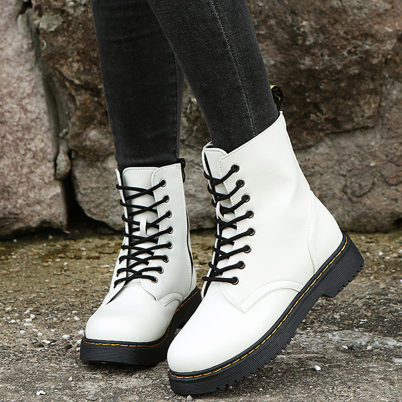 Fashion Lace-up Boots For Women Autumn And Winter