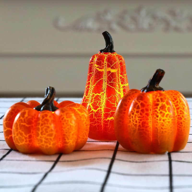 New Halloween Pumpkin Lantern Simulation Pumpkin LED lamp