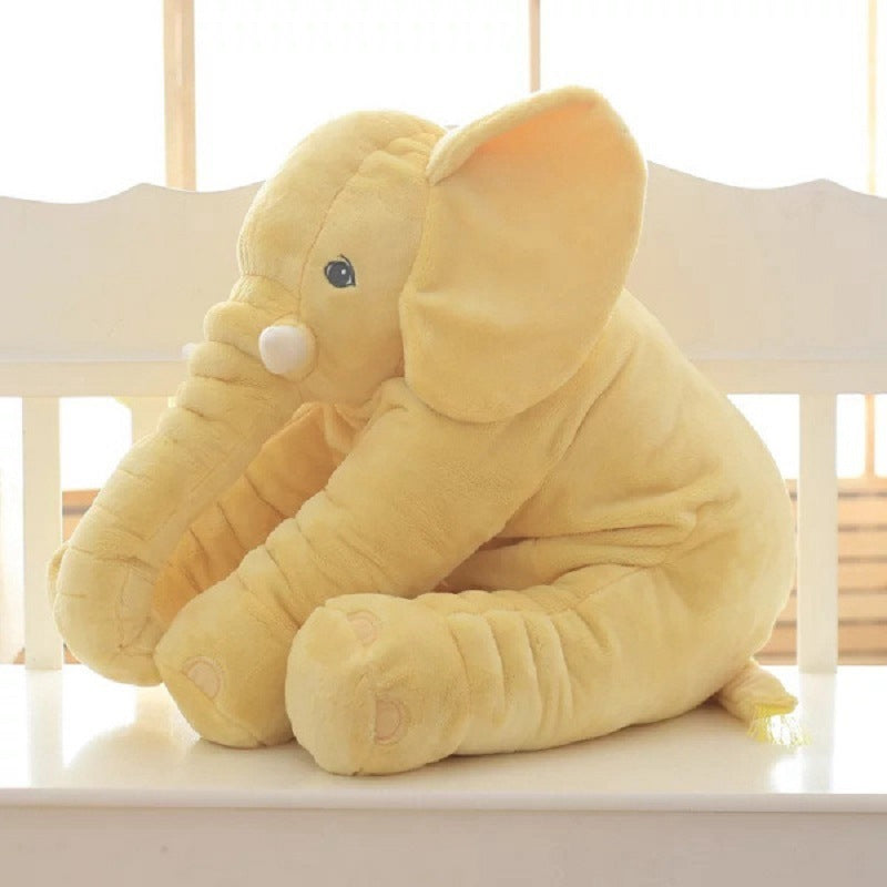 Soft Comfort Elephant Plush Pillow