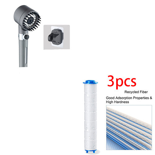 3 Modes Shower Head High Pressure Showerhead