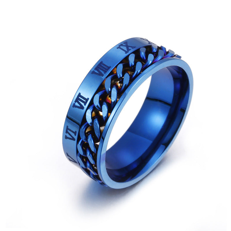 Men Digital Titanium Steel Ring