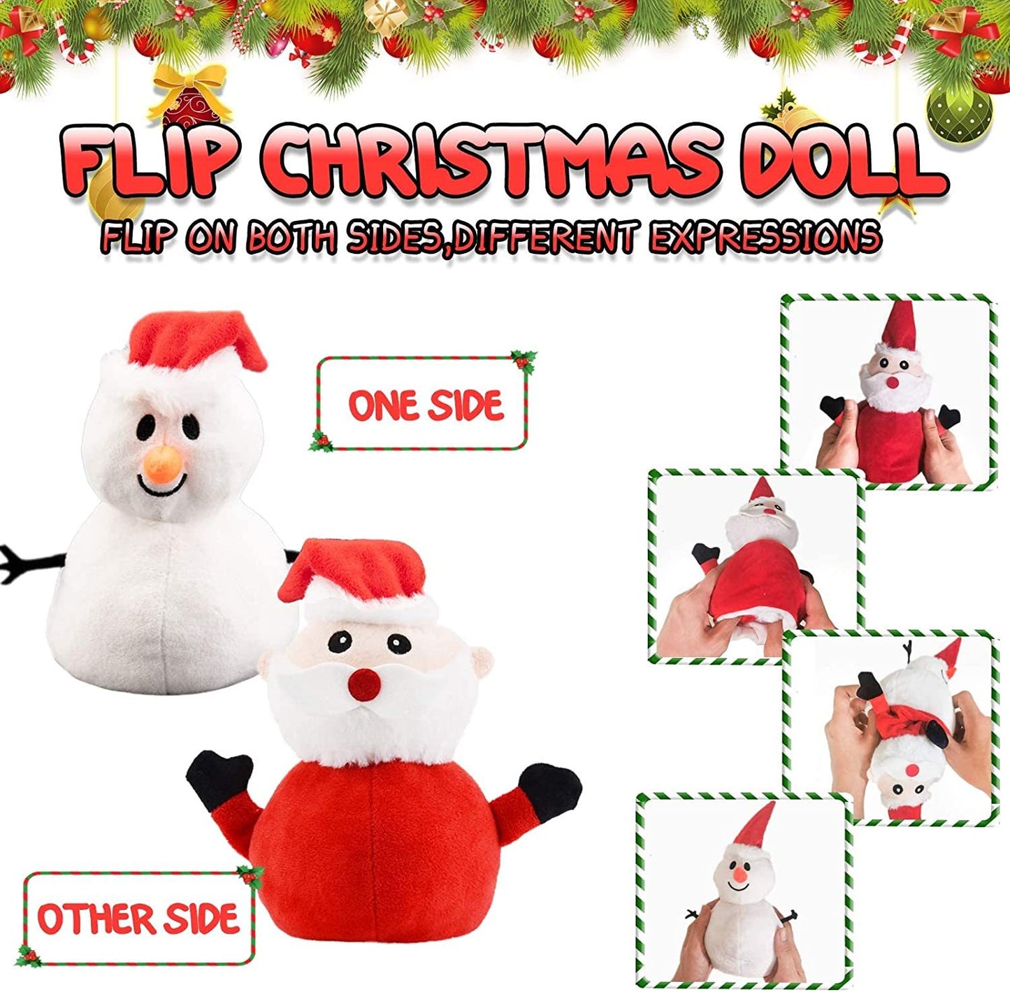 Santa Plush Snowman Plush Toy