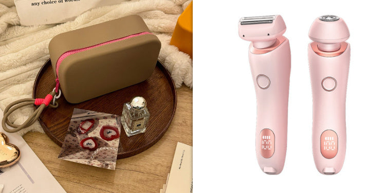 2 In 1 Hair Removal Epilator USB Rechargeable Trimmer Women