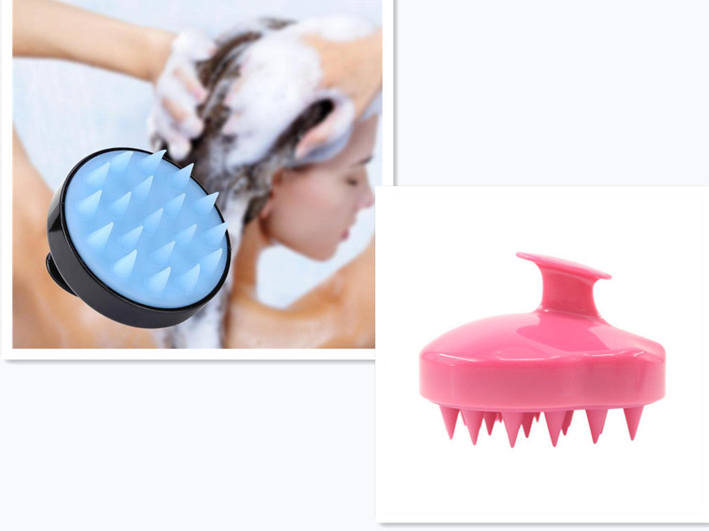 Silicone Brush To Clean The Scalp And Massage